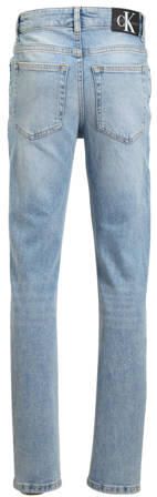 Calvin Klein slim fit jeans SLIM light blue cf Blauw Jongens Katoen Effen 140 - Foto 1