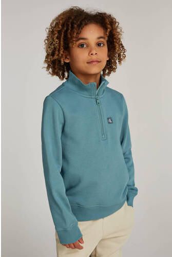 Calvin Klein sweater blauw Trui Effen 164 | Trui van - Foto 3