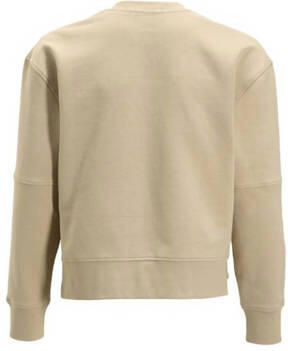 Calvin Klein sweater met logo beige Logo 128 | Sweater van - Foto 2