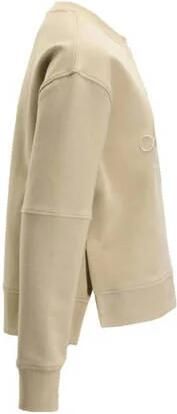 Calvin Klein sweater met logo beige Logo 128 | Sweater van - Foto 3