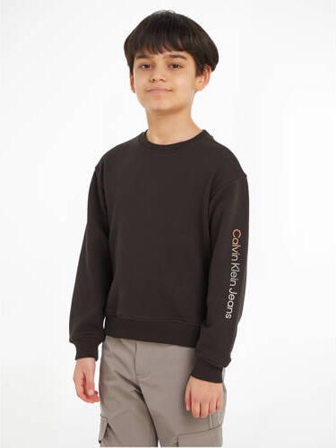 Calvin Klein sweater met logo zwart Logo 116 | Sweater van - Foto 5