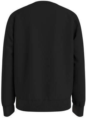 Calvin Klein sweater Terry met logo zwart Polyester Ronde hals 140 - Foto 3