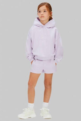 Calvin Klein sweatshort lila Korte broek Paars Logo - Foto 4
