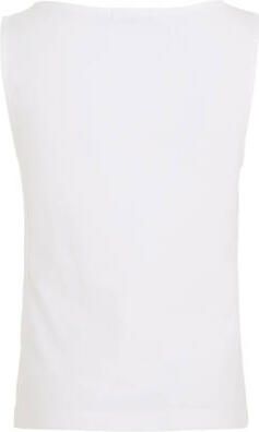 Calvin Klein T-shirt wit Meisjes Stretchkatoen Ronde hals Effen 140
