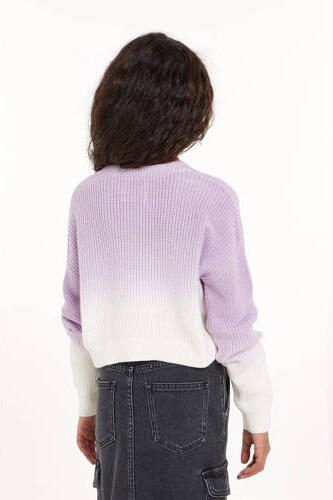 Calvin Klein trui lila wit Paars Meisjes Katoen Ronde hals Meerkleurig 128 - Foto 3