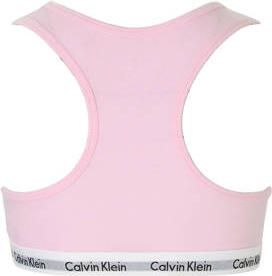 Calvin Klein UNDERWEAR bh top set van 2 roze grijs melange Meisjes Katoen 152-164 - Foto 4