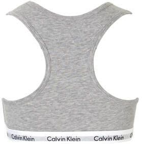 Calvin Klein UNDERWEAR bh top set van 2 roze grijs melange Meisjes Katoen 152-164 - Foto 3