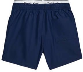 Calvin Klein zwemshort donkerblauw Jongens Polyester Logo 128 140