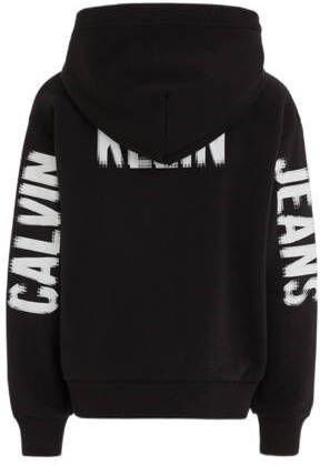 Calvin Klein hoodie met backprint zwart Sweater Backprint 152
