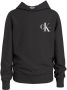 Calvin Klein Jeans hoodie met logo zwart Sweater Logo 116 - Thumbnail 3