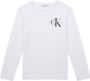 Calvin Klein Shirt met lange mouwen CHEST MONOGRAM LS TOP voor kinderen tot 16 jaar - Thumbnail 2