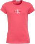 Calvin Klein T-shirt met biologisch katoen roze Rood Logo 164 - Thumbnail 2