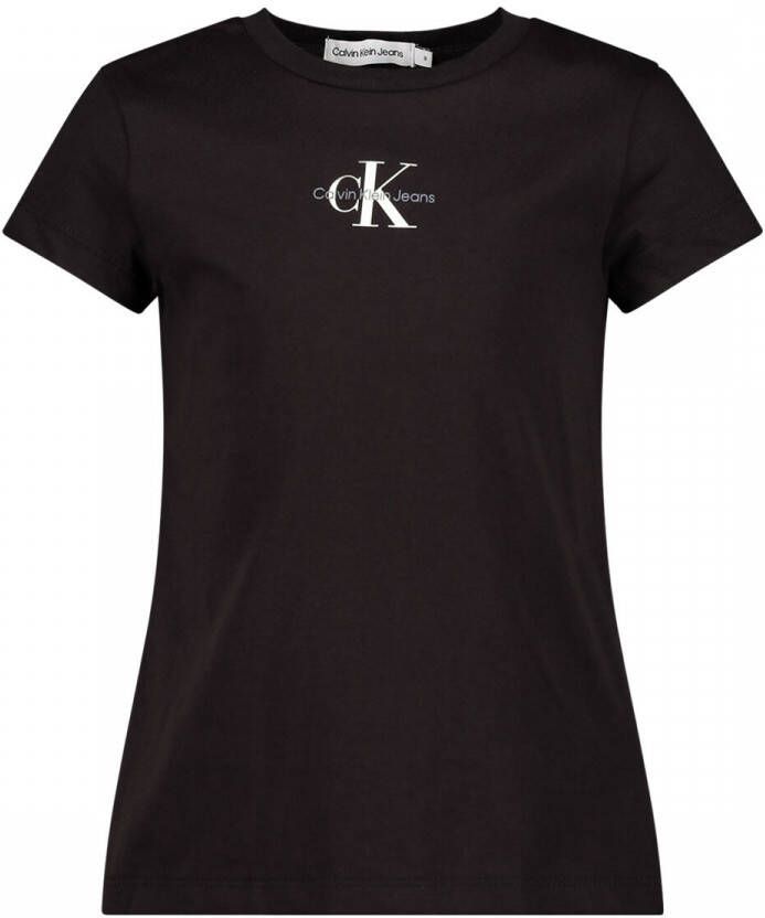 Calvin Klein T-shirt MICRO MONOGRAM TOP voor kinderen tot 16 jaar