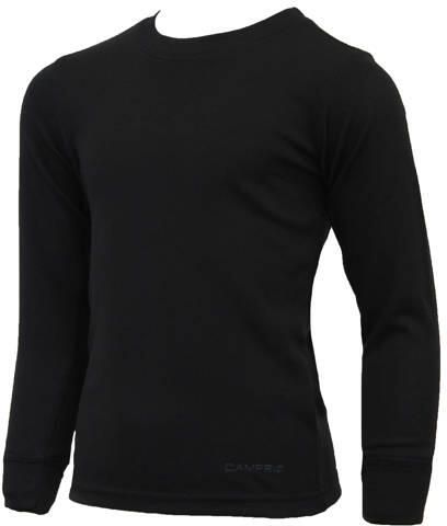 Campri kids thermoshirt zwart (set van 2) Thermo ondergoed Polyester Ronde hals - Foto 5