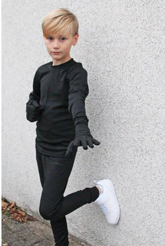 Campri kids thermoshirt zwart (set van 2) Thermo ondergoed Polyester Ronde hals - Foto 6