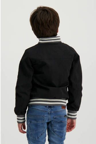 Cars baseball jacket JUSTIN met logo zwart wit Jas Jongens Nylon Opstaande kraag 152 - Foto 4