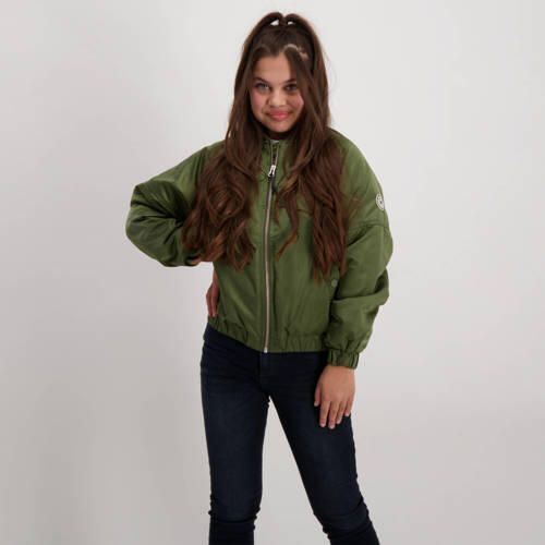 Cars bomberjack zomer army groen Jas Meisjes Polyester Ronde hals Effen 104 - Foto 3