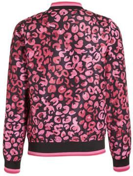 Cars bomberjack zomer ZHURI met all over print fuchsia zwart Jas Roze Meisjes Polyester Opstaande kraag 092 - Foto 2