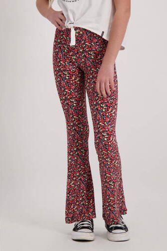 Cars flared broek Lena met all over print rood multi Meisjes Viscose All over print 176 - Foto 4