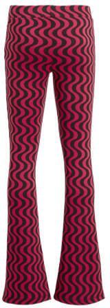 Cars flared broek TOPYA met all over print fuchsia zwart Roze Meisjes Polyester 116 - Foto 2