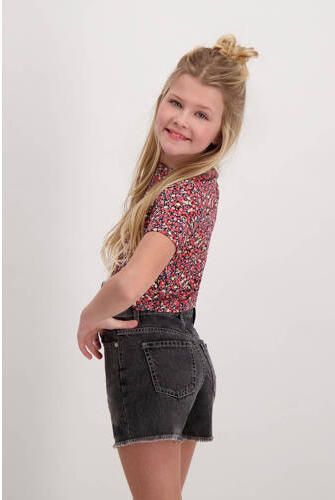 Cars gebloemd T-shirt Alia rood multi Meisjes Viscose Ronde hals Bloemen 140 - Foto 5