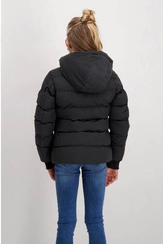 Cars gewatteerde jas ALOMI zwart Meisjes Nylon Capuchon Effen 152 - Foto 3