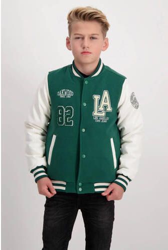 Cars gewatteerde winterjas AARON groen wit Jongens Polyester Capuchon Meerkleurig 128 - Foto 4