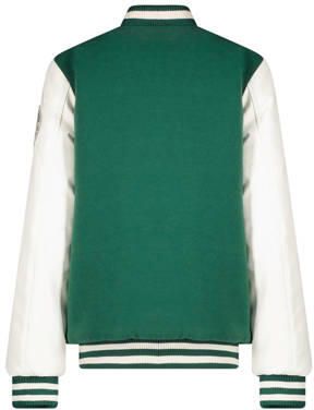 Cars gewatteerde winterjas AARON groen wit Jongens Polyester Capuchon Meerkleurig 128 - Foto 3