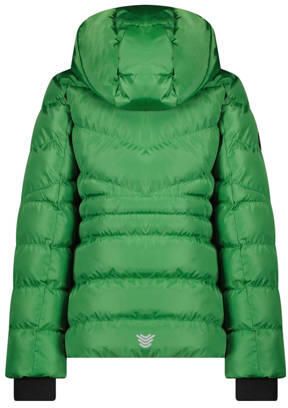 Cars gewatteerde winterjas ISRA hardgroen Meisjes Polyester Capuchon Effen 116 - Foto 3