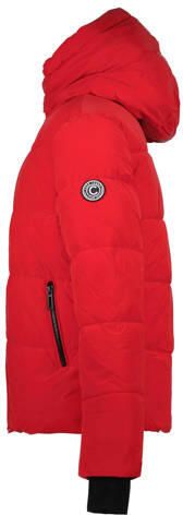 Cars gewatteerde winterjas NAVI rood zwart Meisjes Polyester Capuchon Effen 104 - Foto 2