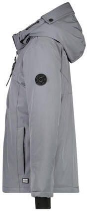 Cars gewatteerde winterjas THAMES Grijs Jongens Polyester Capuchon Effen 128