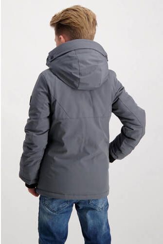 Cars gewatteerde winterjas THAMES Grijs Jongens Polyester Capuchon Effen 128 - Foto 2