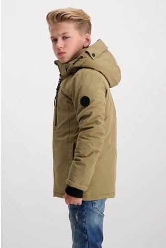 Cars gewatteerde winterjas THAMES Groen Jongens Polyester Capuchon Effen 128 - Foto 2