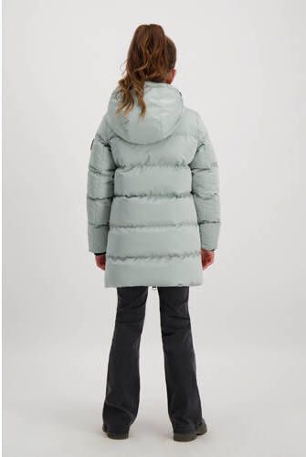 Cars gewatteerde winterjas YLIE mintgroen Meisjes Polyester Capuchon Effen 176 - Foto 3