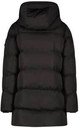 Cars gewatteerde winterjas YLIE zwart Meisjes Polyester Capuchon Effen 128