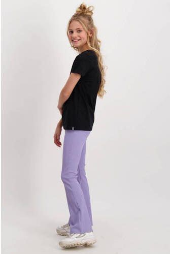 Cars high waist flared broek Zuma lila Paars Meisjes Polyester Effen 164 - Foto 4
