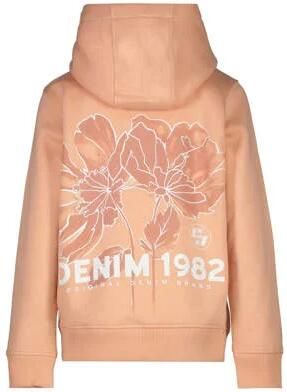 Cars hoodie DETANO met backprint oranje Sweater Backprint 140