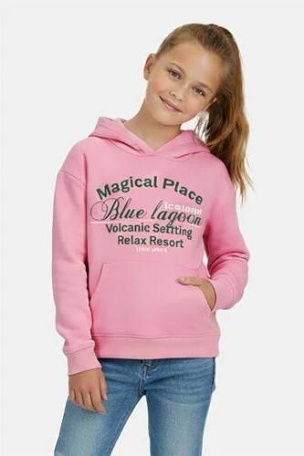 Cars hoodie roze Sweater Meisjes Katoen Capuchon Tekst - Foto 3