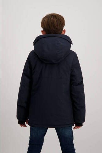 Cars jas MILTON donkerblauw Jongens Nylon Capuchon Effen 128