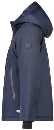 Cars jas MILTON donkerblauw Jongens Nylon Capuchon Effen 128 - Foto 3