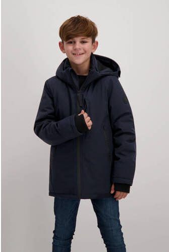 Cars jas MILTON donkerblauw Jongens Nylon Capuchon Effen 128 - Foto 2