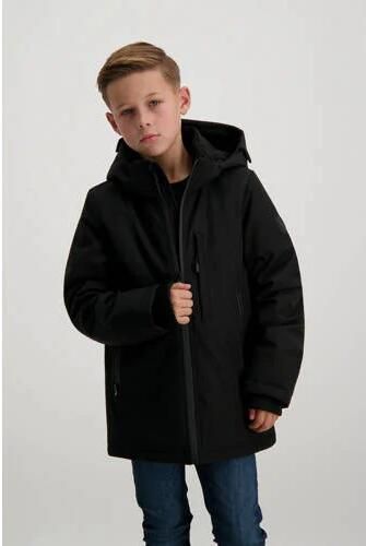 Cars jas MILTON zwart Jongens Nylon Capuchon Effen 140