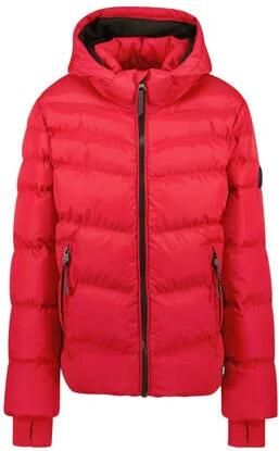 Cars Little gewatteerde jas rood Jongens Polyester Capuchon Effen