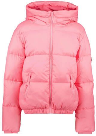 Cars Little gewatteerde jas roze Meisjes Polyamide Capuchon Effen