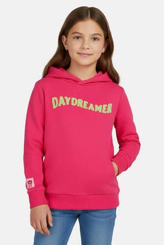 Cars Little hoodie fuchsia Sweater Roze Tekst