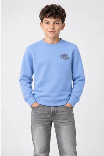 Cars oversized sweater met backprint Blauw Backprint - Foto 3