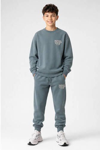 Cars regular fit joggingbroek met print grijsgroen Jongens Sweat Printopdruk - Foto 3