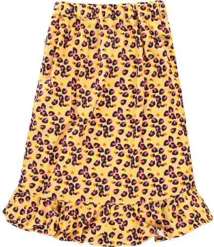 Cars rok met dierenprint geel multi Meisjes Polyester Dierenprint 116 - Foto 2
