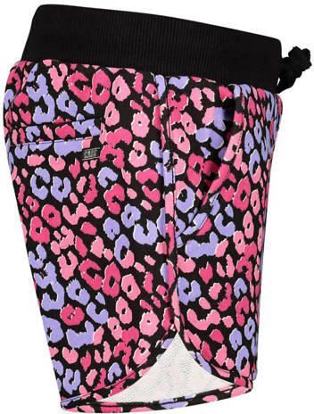 Cars short met all over print zwart roze lila Korte broek Meisjes Katoen 164 - Foto 2