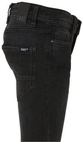 Cars skinny jeans Davis Black used Zwart Jongens Stretchdenim Effen 170 - Foto 5